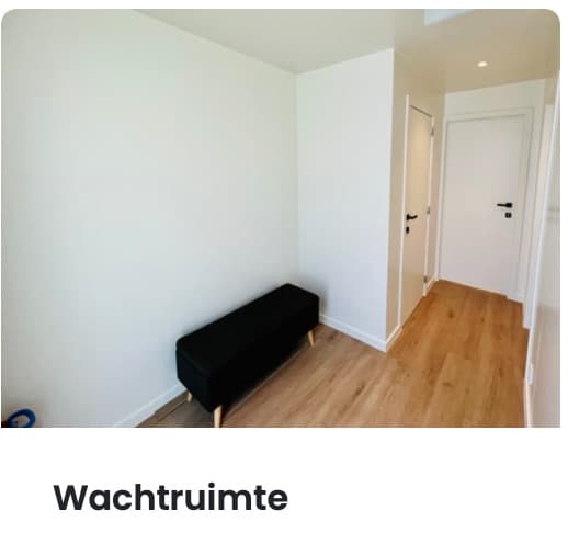 Foto van Prachtige, lichtrijke, nieuwe praktijkruimte met zicht op de tuin